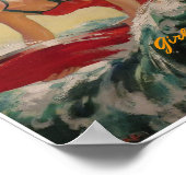 Poster de surf d'été 1930 (Coin)