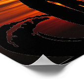 Poster de surfer (Coin)