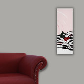 Poster De Surfer Wave Surfing At Sunrise