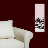 Poster De Surfer Wave Surfing At Sunrise