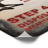 POSTER DE SURVIE ZOMBIE (Coin)