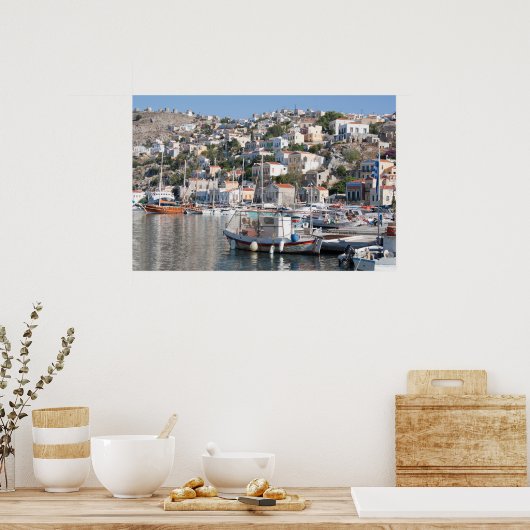 Poster de Symi en Grèce (Cuisine)