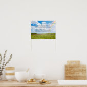 Poster de Sympathie pour chien mâle Rainbow Bridge (Cuisine)