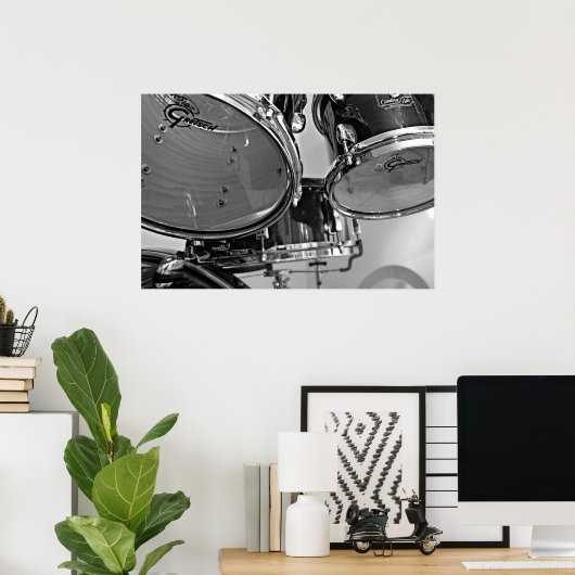 Poster de tambour (Bureau à domicile)