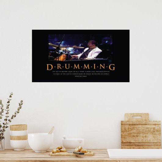 Poster de tambours (Cuisine)