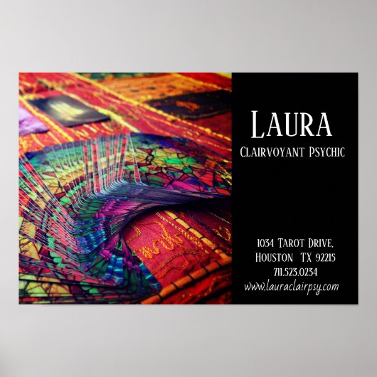 Poster de Tarot Psychique Clairvoyant (Devant)