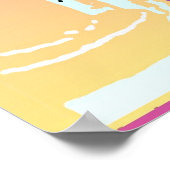 Poster de Tarot rose violet de haute prêtresse (Coin)