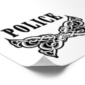 Poster de tatouage de la police (Coin)