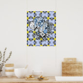 Poster de tatouage "grand dane" (Cuisine)