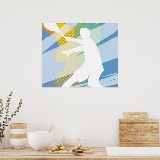 Poster de tennis (Cuisine)