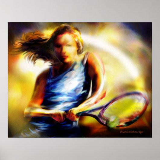 Poster de tennis (Devant)