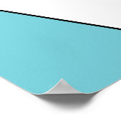 Poster de Tennis LOVE Custom Color Carré (Coin)