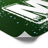 Poster de tennis personnalisé (Coin)