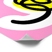 Poster de tennis pour fille (Coin)