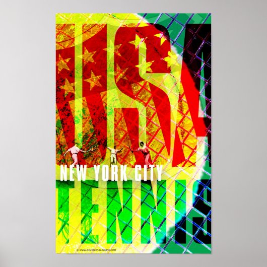 Poster de Tennis USA (Devant)
