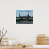 Poster de texte personnalisé Budapest 2 (Cuisine)