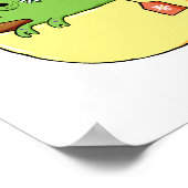 Poster de thé animal de chamo-meleon (Coin)