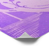 Poster de théière, 12 x 12 pouces (Coin)