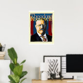Poster de Theodore Roosevelt (Bureau à domicile)