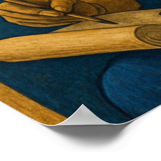 Poster de Thoth God - Art antique de la sagesse ég (Coin)