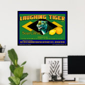 Poster de Tiger Sour Citrus rire (Bureau à domicile)
