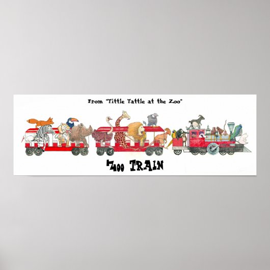 Poster De "Tittle Tattle at the Zoo", Zoo Train (Devant)