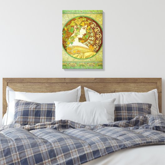 Poster de toile Alphonse Mucha Laurel (Insitu(Chambre))