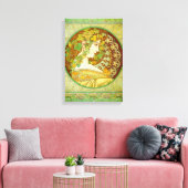 Poster de toile Alphonse Mucha Laurel (Insitu(Salon))