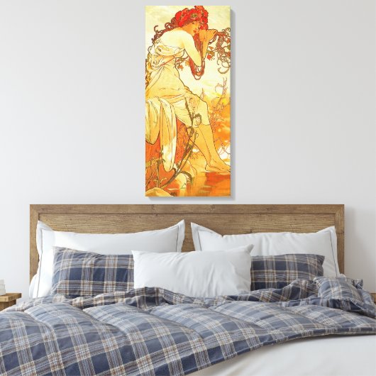 Poster de toile d'été Alphonse Mucha (Insitu(Chambre))