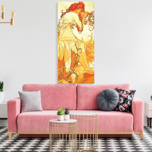 Poster de toile d'été Alphonse Mucha (Insitu(Salon))