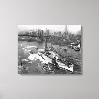 poster de toile enveloppé USS Arizona 19"x25"