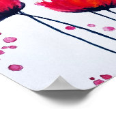 Poster de toile Poppy Love (8x10) (Coin)
