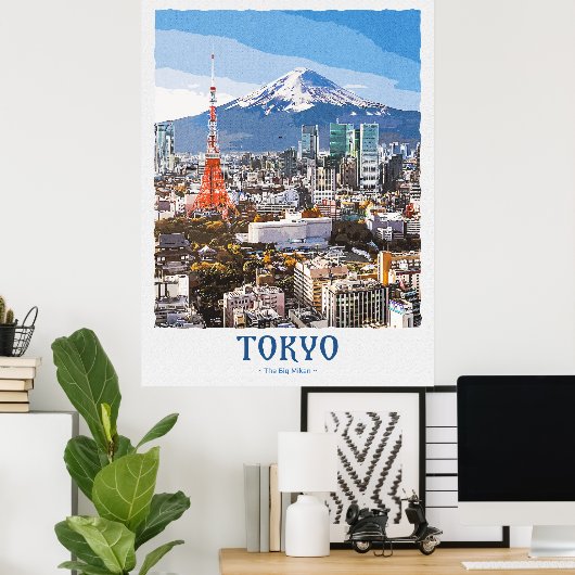 Poster de Tokyo (Bureau à domicile)