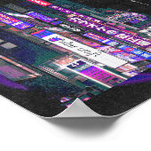 Poster de Tokyo Night Skyline - Vibrant Urban Ci (Coin)