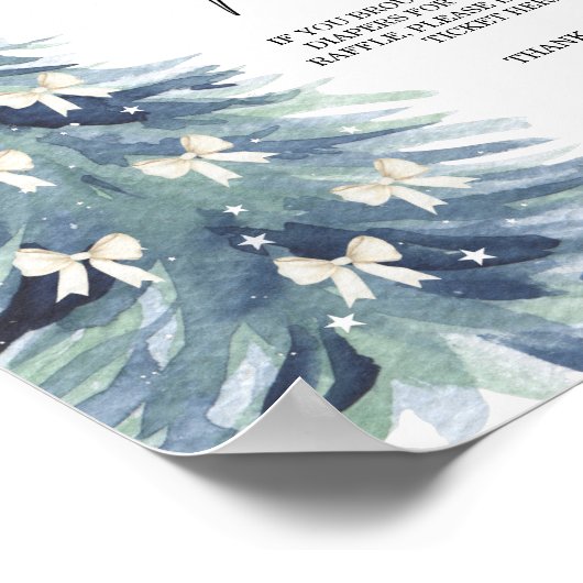 Poster de tombola de Noël (Coin)