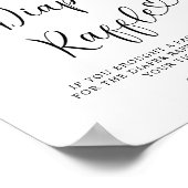 Poster de tombola de pêche d'aquarelle (Coin)