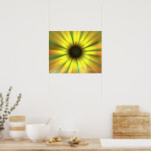 Poster de tournesol Trippy (Cuisine)