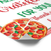 Poster De Toute Façon Vous Le Trancher Pizza Appréciation (Coin)