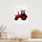 Poster de tracteur personnalisé (Cuisine)