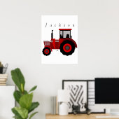 Poster de tracteur personnalisé (Bureau à domicile)