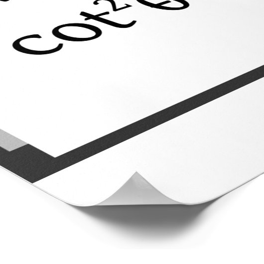 Poster de trigonométrie : Identités pythagoréennes (Coin)