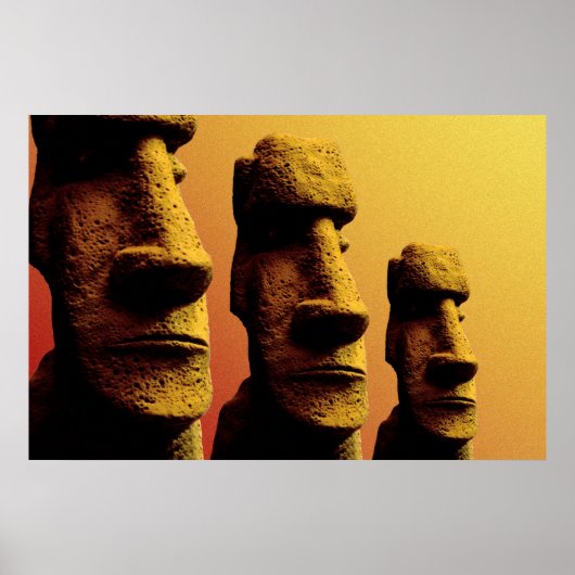 Poster de Trois Moai (Devant)