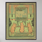 Poster de trois petits cochons (Devant)