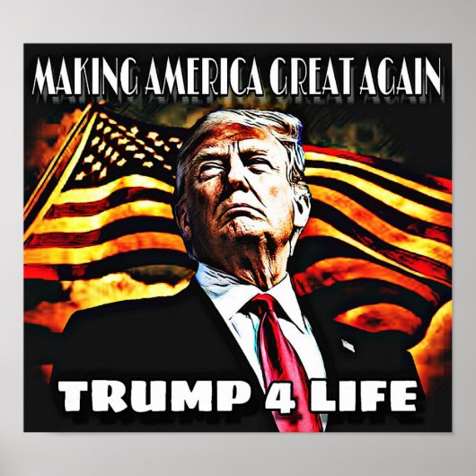 Poster de Trump 4 Life (Devant)