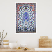 Poster de tuiles florales turques (Cuisine)