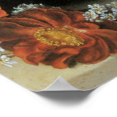 Poster de tulipes et d'arrangements floraux Rose (Coin)