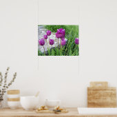 Poster de Tulipes pourpres (Cuisine)