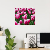 Poster de Tulipes roses (Bureau à domicile)