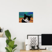Poster de Tuxedo le chat (Bureau à domicile)