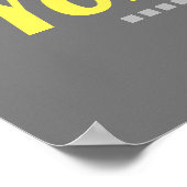 Poster de typographie d'art moderne (Coin)